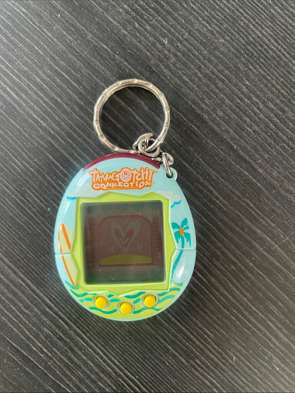 Bandai Tamagotchi Connection V2 virtual pet Keychain - Tropical Beach